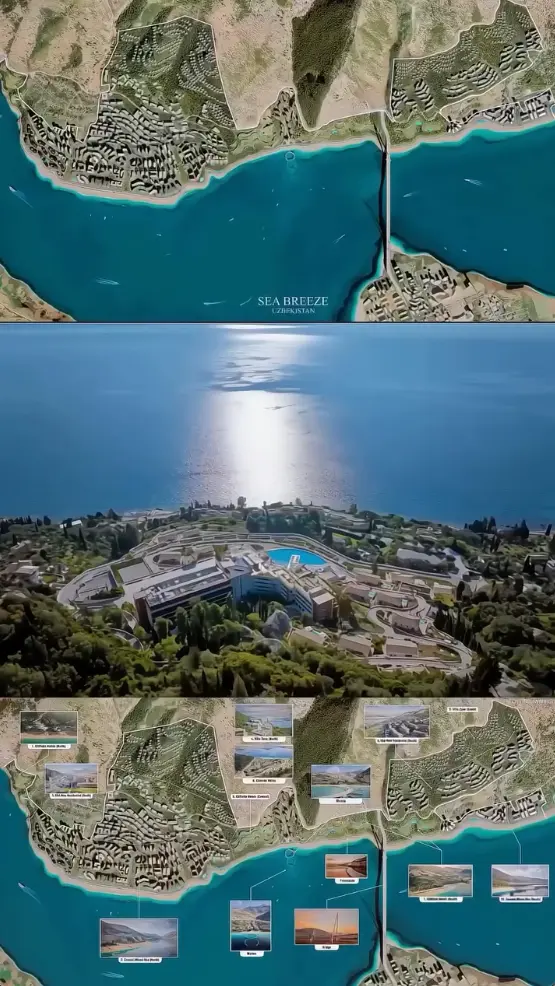 Мастер-план азербайджанского предпринимателя Эмина Агаларова проекта Sea Breeze Uzbekistan
